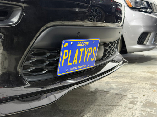 The Platypus License Plate Mount for Dodge Durango 3rd gen 2011 to 2026