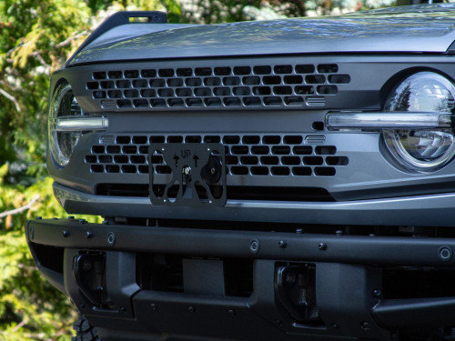 The Platypus License Plate Mount for Ford Bronco 6th gen 2021 to 2024