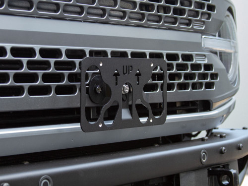 The Platypus License Plate Mount for Ford Bronco 6th gen 2021 to 2024