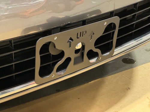 The Platypus License Plate Mount for Ford Expedition 3rd gen 2007 to 2017
