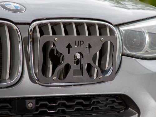 The Platypus License Plate Mount for Land Rover LR2 2008 to 2015