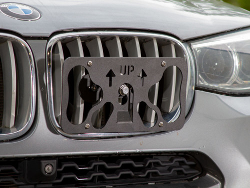The Platypus License Plate Mount for Mitsubishi Lancer Evolution 7th gen 2003 to 2006