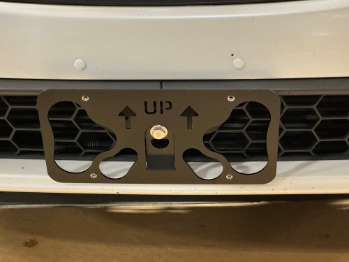 The Platypus License Plate Mount for Nissan Versa 3rd gen N18 2020