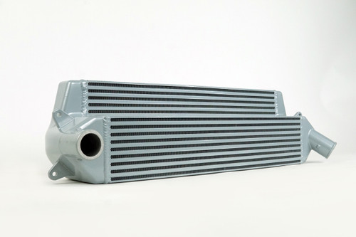 Stepped Core Intercooler for Hyundai Veloster 2nd gen JS 2019 to 2022 Veloster N (Manual Transmission) Silver