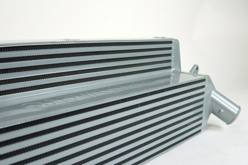 Stepped Core Intercooler for Hyundai Veloster 2nd gen JS 2019 to 2022 Veloster N (Manual Transmission) Silver