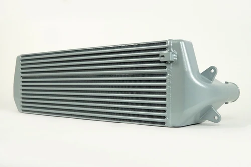 Stepped Core Intercooler for Hyundai Veloster 2nd gen JS 2019 to 2022 Veloster N (Manual Transmission) Silver
