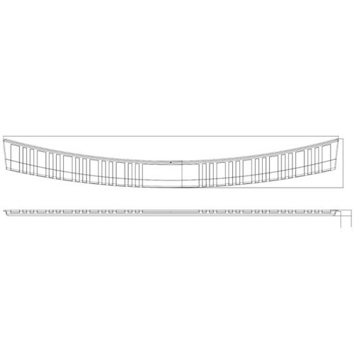 Bumper Guard for Subaru Forester 3rd gen SH 2009 to 2013