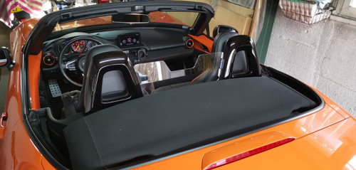 Clear Acrylic Wind Deflector for FIAT 124 Spider 2017 to 2020