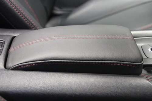 Elevated Armrest for Mazda MX-5 Miata 4th gen ND 2016 to 2024 Red Stitching