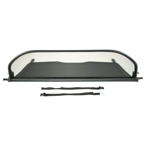 Convertible Wind Deflector for Ford Mustang 6th gen 2015 to 2023 No Drilling Required with straps no background
