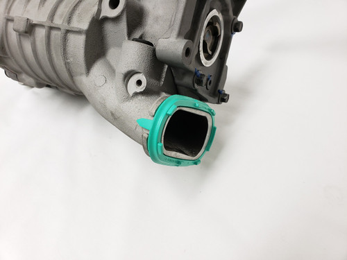 Supercharger Intake Gasket installed on intake supercharger