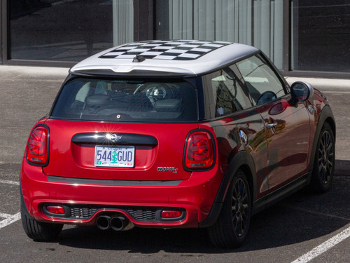 Decal Sets for MINI Cooper F55 2014 to 2024 Checkered Sunroof Matte Black