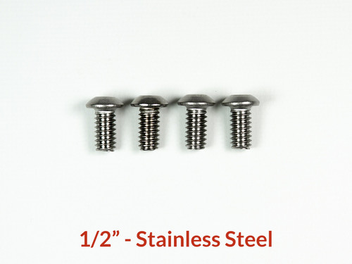 License Plate Screws for Platypus for All Vehicles 1/2in Stainless Steel
