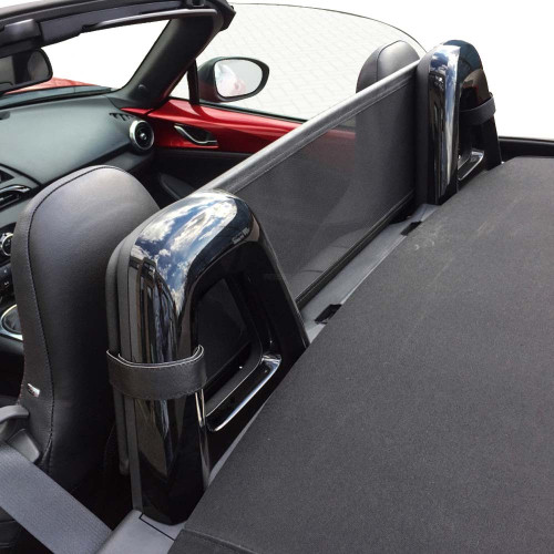 Convertible Wind Deflector for Mazda MX-5 Miata 4th gen ND 2016 to 2024 Mesh - Long