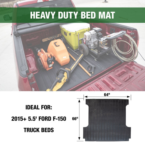 Truck Bed Mat for Ford F-150 13th gen 2015 to 2020 8ft