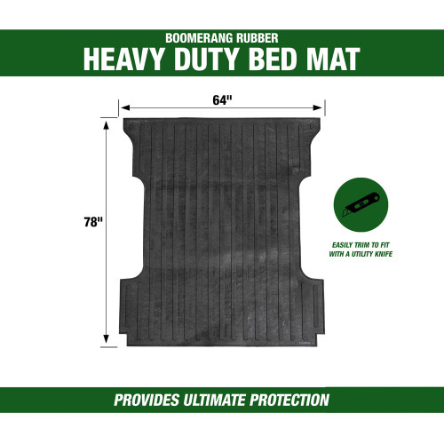 Truck Bed Mat for Ford Ranger 3rd gen 2019 to 2024 6ft