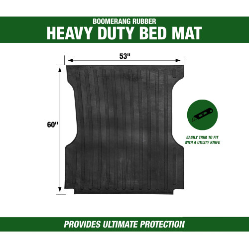 Truck Bed Mat for GMC Sierra 2500HD 4th gen 2014 to 2019 6.5ft