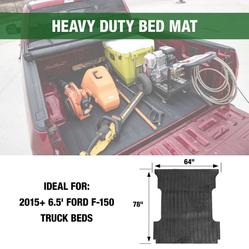 Truck Bed Mat for Ford F-350 Super Duty 5th gen 2023 to 2023 6.75ft
