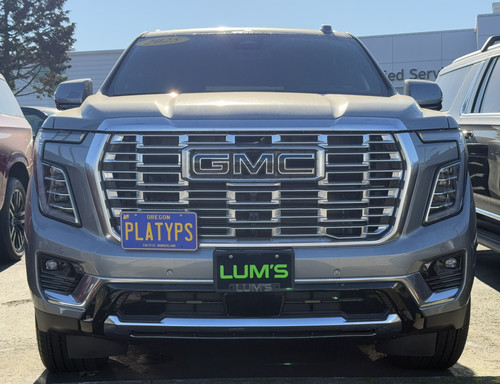 The Platypus License Plate Mount for GMC Yukon 5th gen 2015 to 2025 Refresh (2025+) Denali