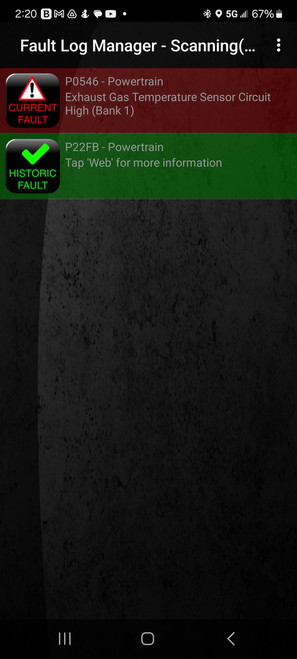 Bluetooth OBDII Diagnostic Tool for GMC Canyon 2nd Gen 2014 to 2022