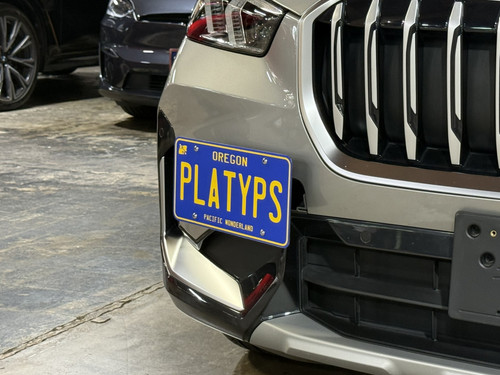 The Platypus License Plate Mount for BMW X1 3rd gen U11 2023 to 2026 xDrive28i