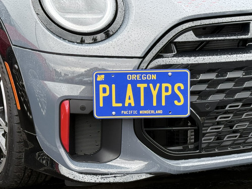 The Platypus License Plate Mount for MINI Convertible F67 2025 to 2026