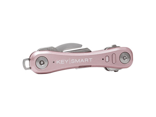 KeySmart Pro with Tile for All Vehicles Rose Gold