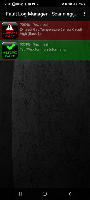 Bluetooth OBDII Diagnostic Tool for Ford Ranger 3rd gen 1998 to 2011