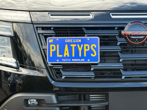 The Platypus License Plate Mount for Nissan Armada 3rd gen Y63