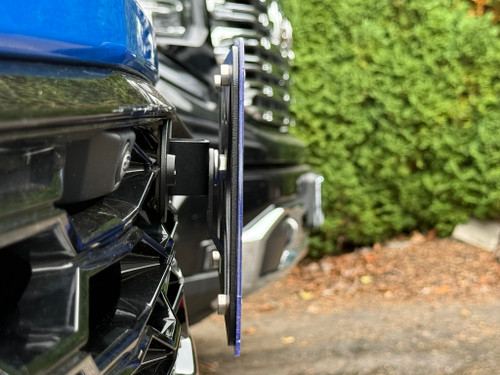 The Platypus License Plate Mount for Chevrolet Silverado EV 2024 to 2025