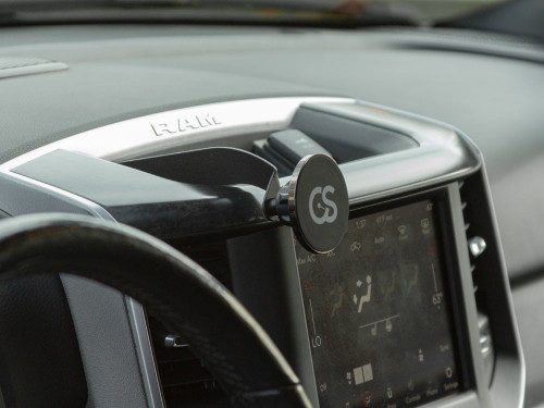 The Gemini Phone Mount for Ram 1500 5th gen 2019 to 2025 Qi2 Charger