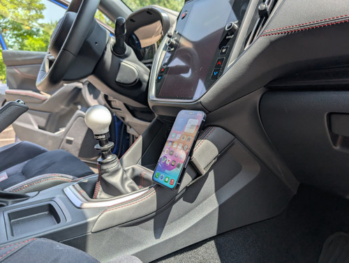 The Gemini Phone Mount for Subaru WRX VB 2022 to 2026 Qi2 Charger