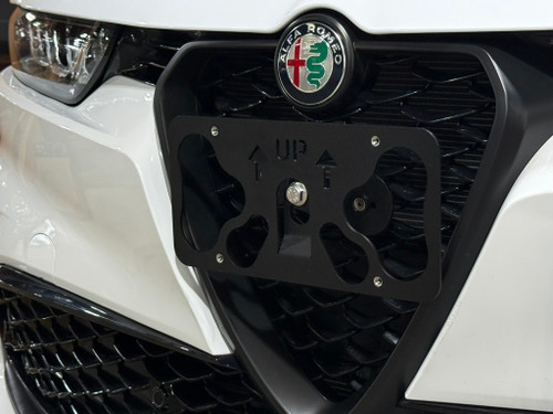 The Platypus License Plate Mount for Alfa Romeo Tonale 2024 to 2026