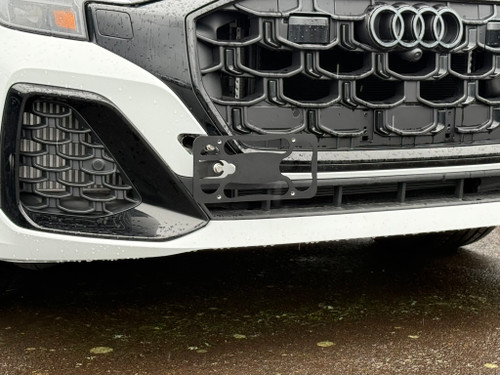 The Platypus License Plate Mount for Audi SQ8 2020 to 2026 2024+ (Facelift)