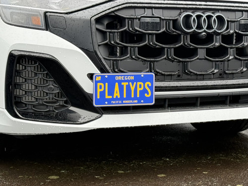 The Platypus License Plate Mount for Audi SQ8 2020 to 2026 2024+ (Facelift)
