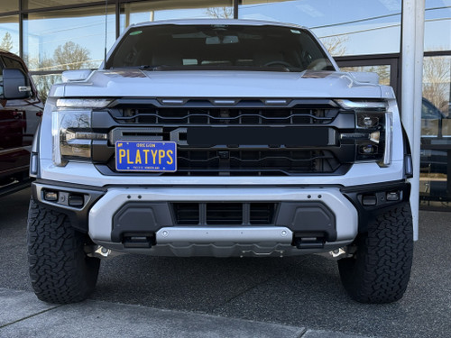 The Platypus License Plate Mount for Ford F-150 Raptor 3rd gen 2021 to 2025 2024-2027 Raptor &amp; Raptor R