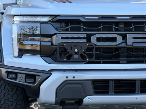 The Platypus License Plate Mount for Ford F-150 Raptor 3rd gen 2021 to 2025 2024-2027 Raptor &amp; Raptor R