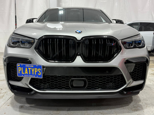 The Platypus License Plate Mount for BMW X6 G06 2020 to 2026 Pre-facelift X6 (2020-2023)