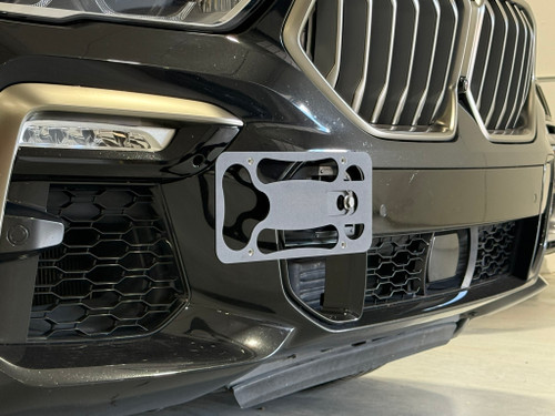 The Platypus License Plate Mount for BMW X6 G06 2020 to 2026 Pre-facelift X6 (2020-2023)