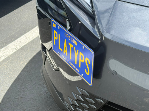 The Platypus License Plate Mount for Lexus ES 8th gen XZ20 2026 to 2026