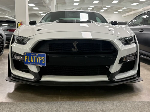 The Platypus License Plate Mount for Ford Mustang 6th gen 2015 to 2023 Shelby GT500 (2020-2022) ONLY