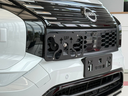 The Platypus License Plate Mount for Nissan Rogue Plug-In Hybrid 3rd gen T33 2026 to 2026