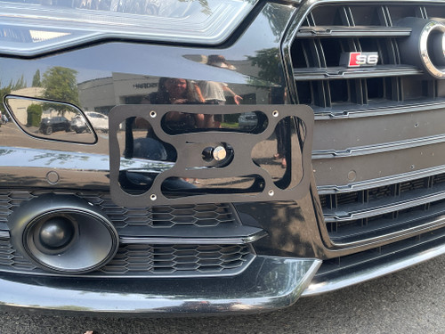 The Platypus License Plate Mount for Audi S6 C7 - 4G 2013 to 2018 2016-2018 (Facelift)