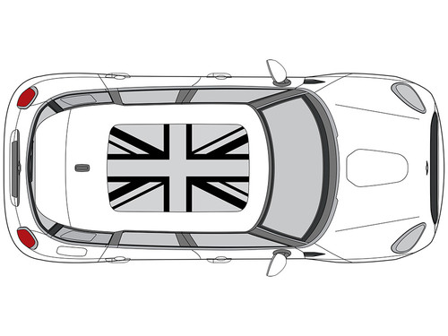 Union Jack Sunroof Decal Kit for MINI Countryman F60 2017-2022