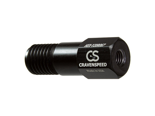 Tow stud of the CravenSpeed Platypus License Plate Mount for the ND Mazda Miata/MX-5.