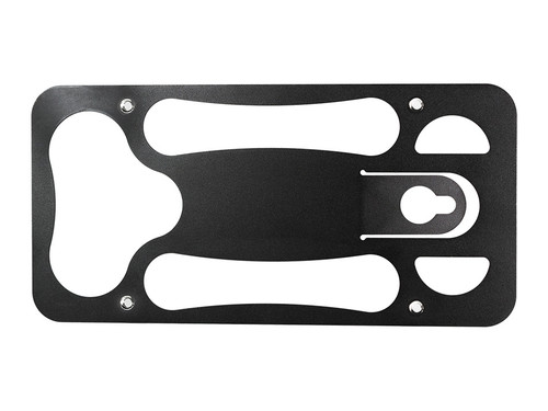 The back plate included with the CravenSpeed Platypus License Plate Mount for Audi S5