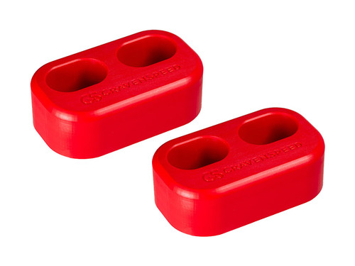The CravenSpeed Door Bushings for the 2016-2019 Mazda Miata/MX-5 ND in red.
