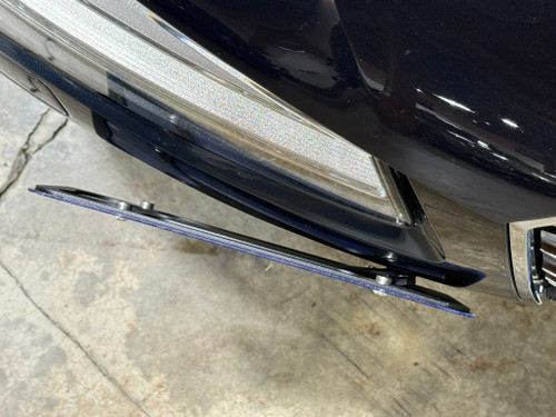 The Platypus License Plate Mount for Audi A8 3rd gen D4 2011 to 2018