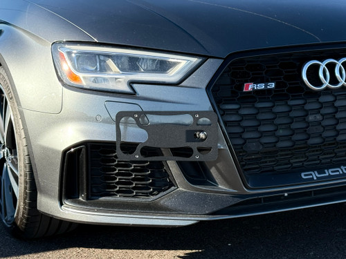 The Platypus License Plate Mount for Audi RS 3 8V 2017 to 2026 2017-2020