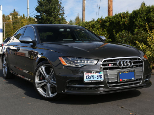 The Platypus License Plate Mount for Audi S6 C6 - 4F 2007 to 2011